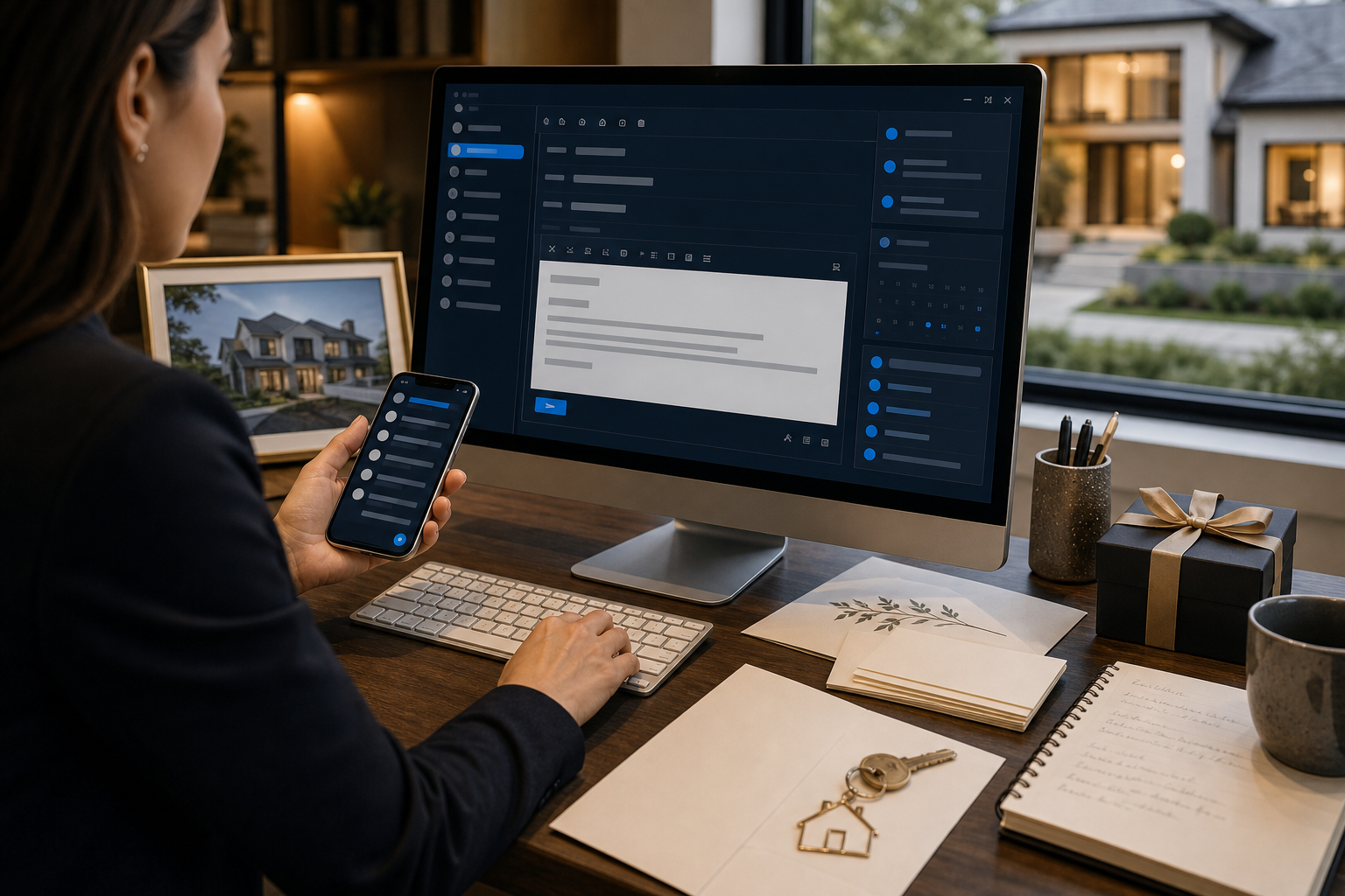 Coordinator sending transaction updates to clients, lenders, and cooperating agents