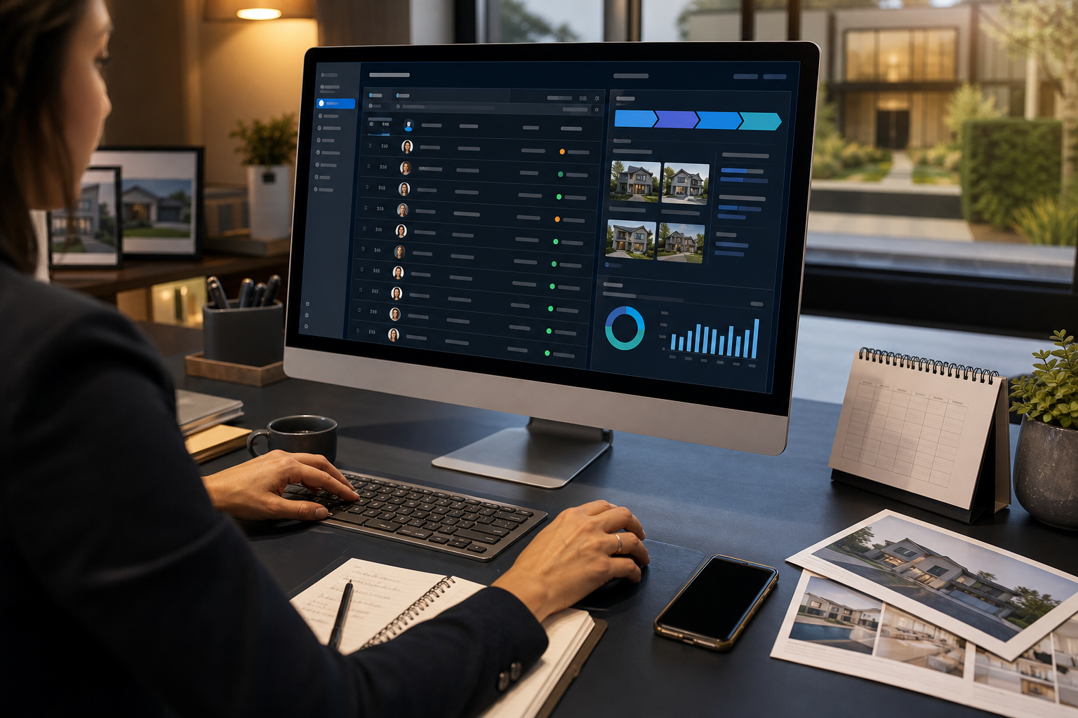 Agent database being managed on screen