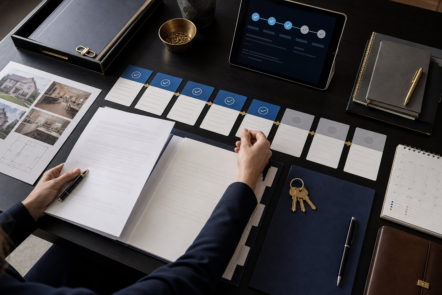 Transaction timeline being tracked